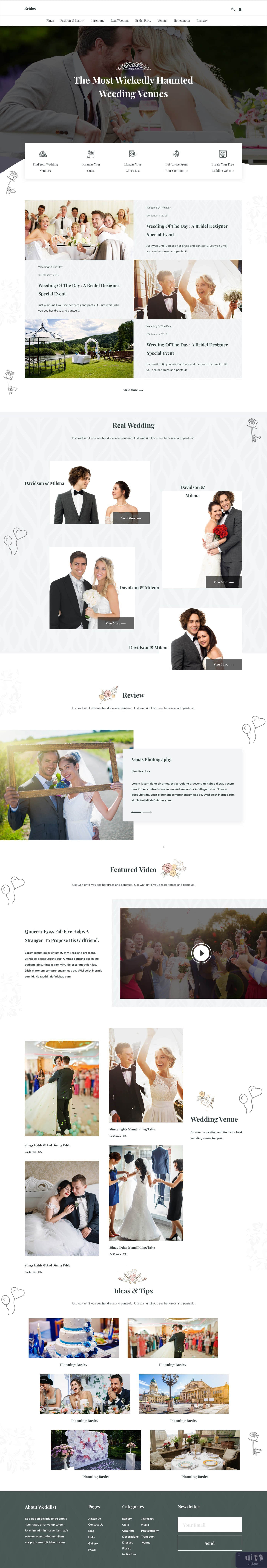 婚礼供应商登陆页面(Wedding Vendor Landing Page)插图