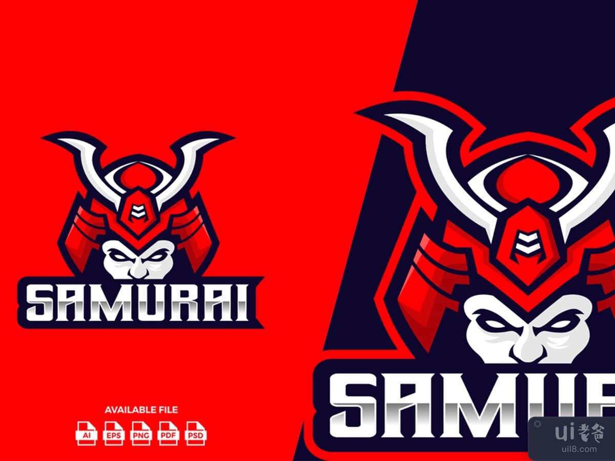 Samurai Mascot Logo