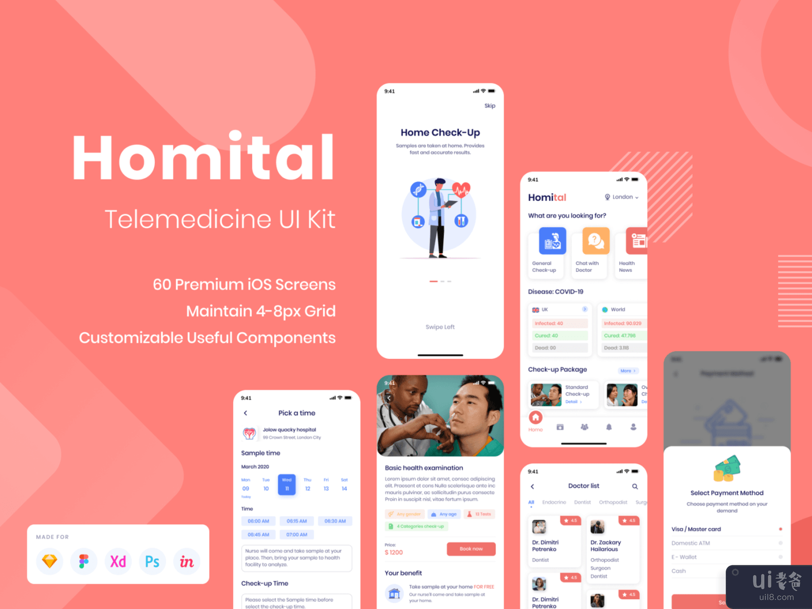 Homital - Telemedicine UI Kit #4