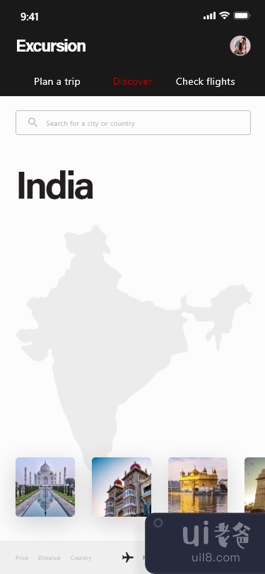 印度地图用户界面(India Map UI)插图1
