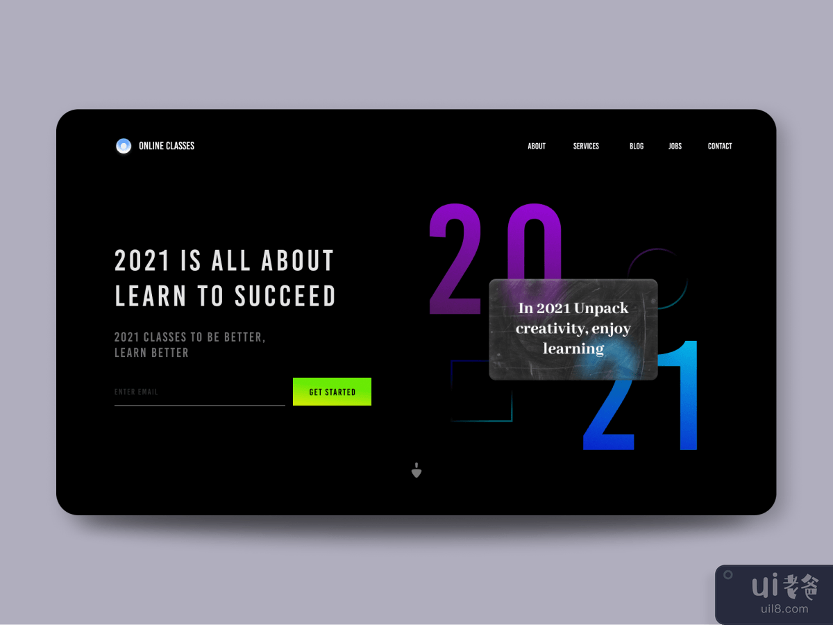 2021 LEARN CLASSES Landing Page