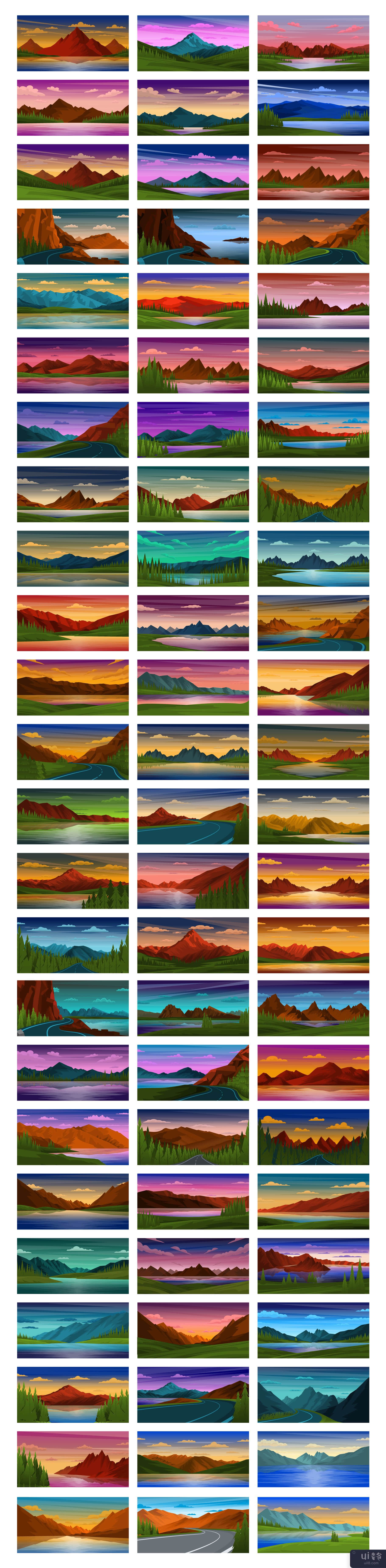 250个美丽的山背景(250 Beautiful Mountain Backgrounds)插图2