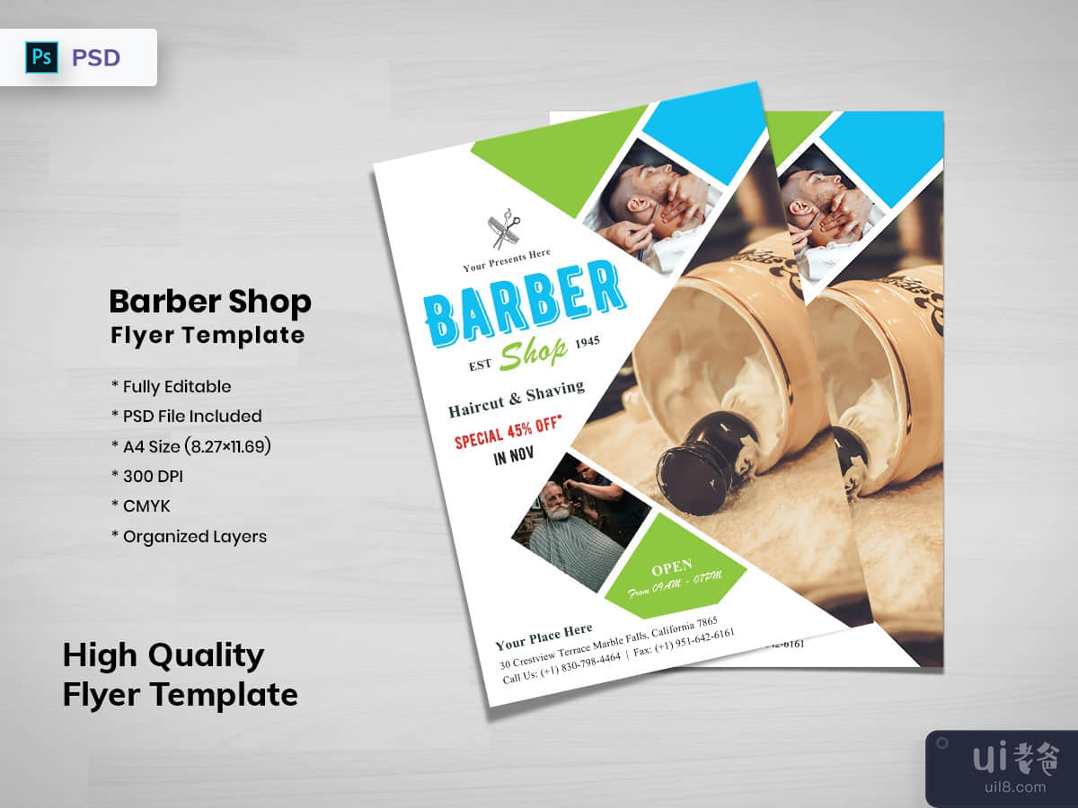 Barber Shop Flyer Template-07