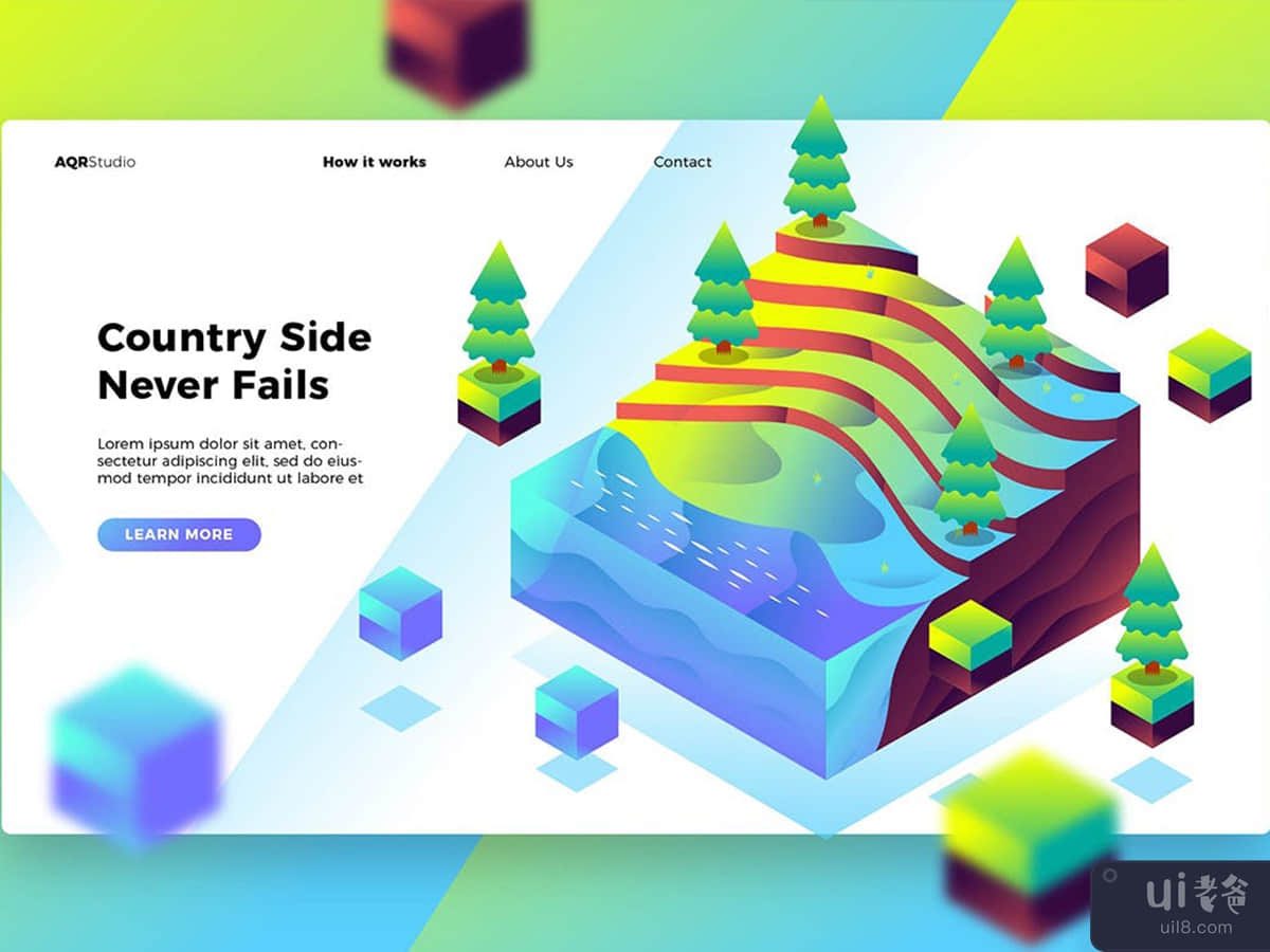 Countryside - Banner & Landing Page