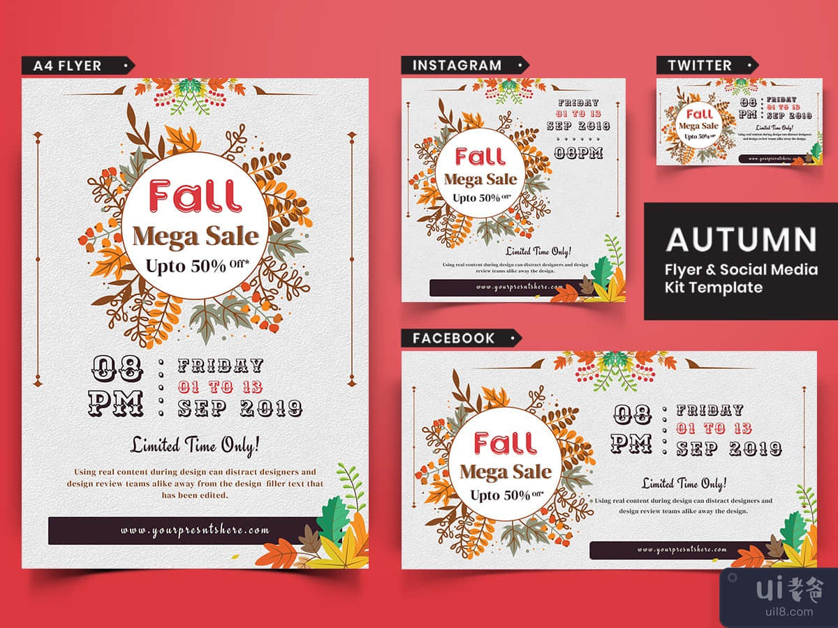 Autumn Festival Flyer & Social Media Pack-17