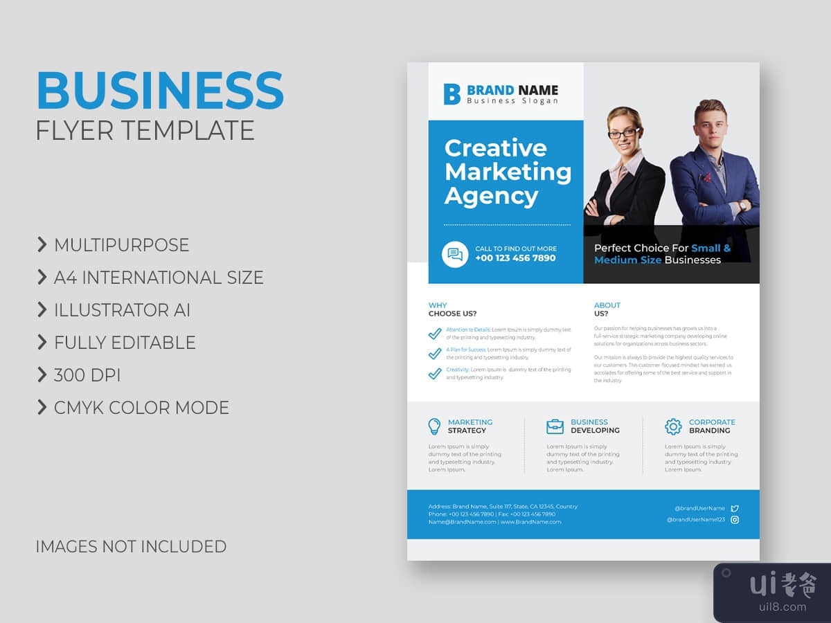 Clean Business Flyer Template