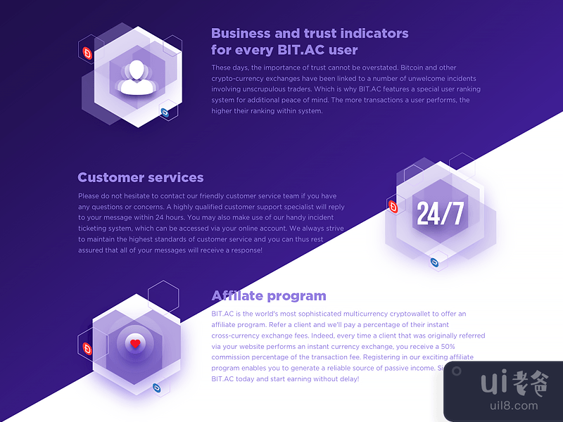 Business crypto illustrations