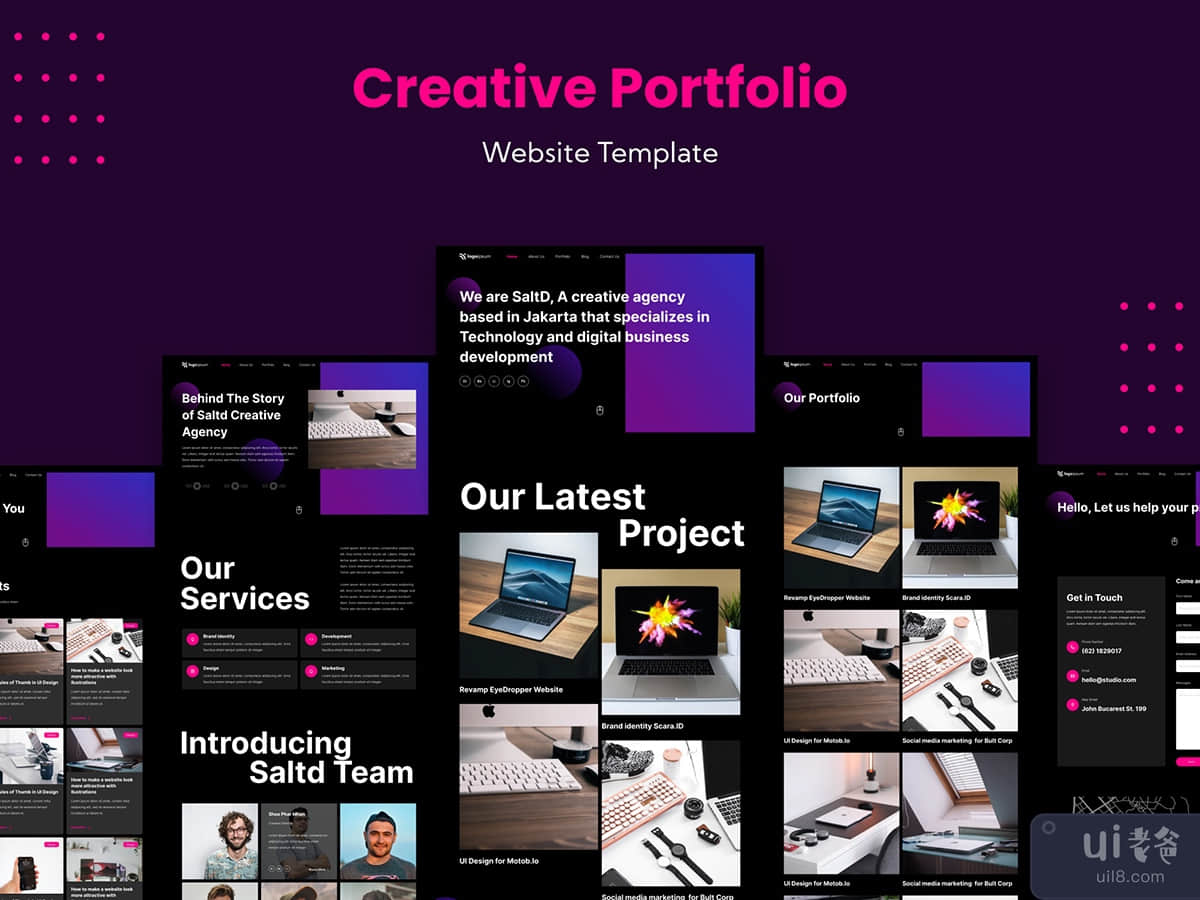 Creative Portfolio Website Template