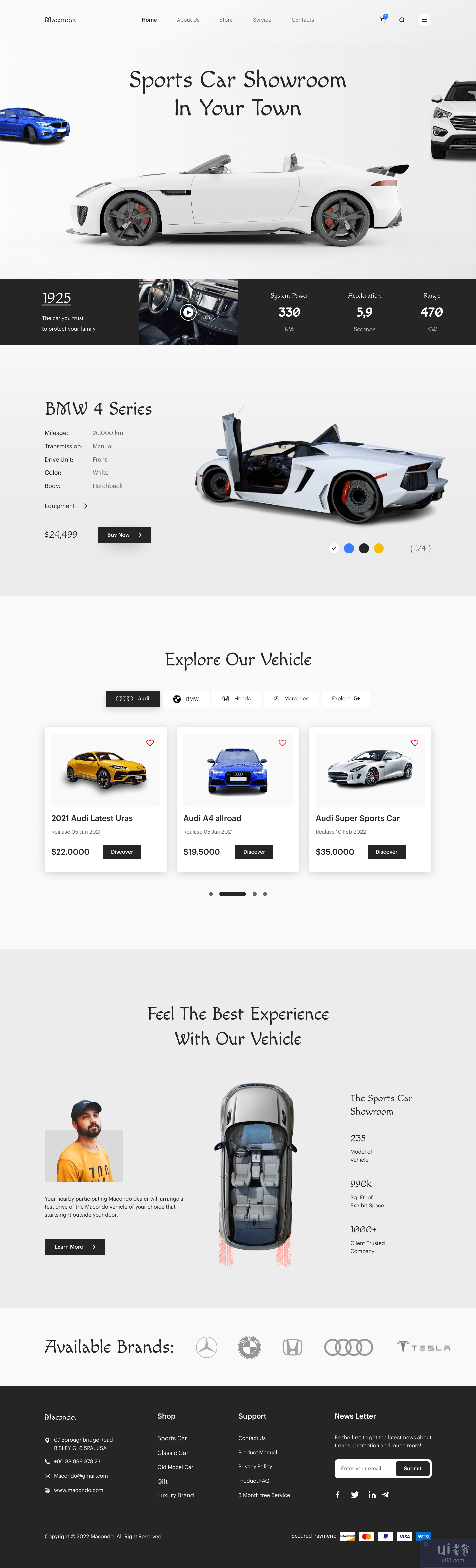 汽车销售网站(Car Selling Website)插图2