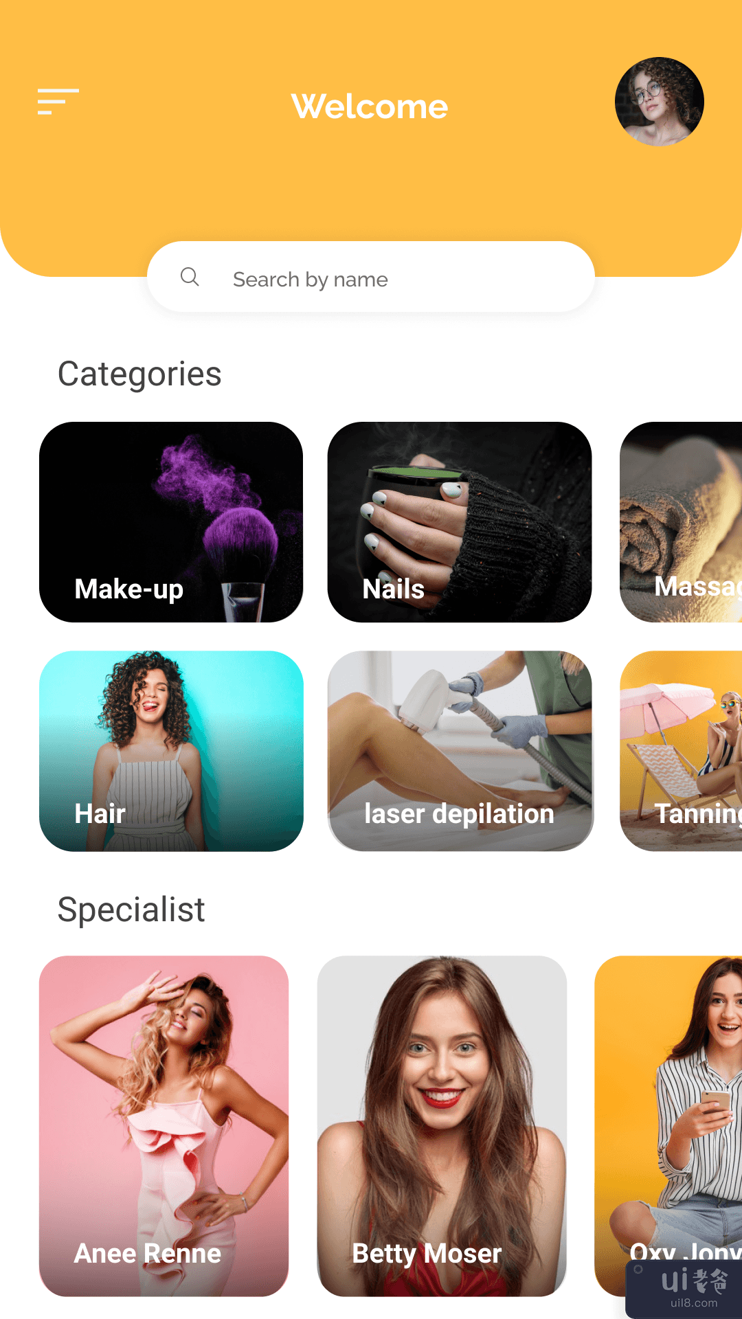 美容沙龙 UI 应用(Beauty & Salon UI Apps)插图6