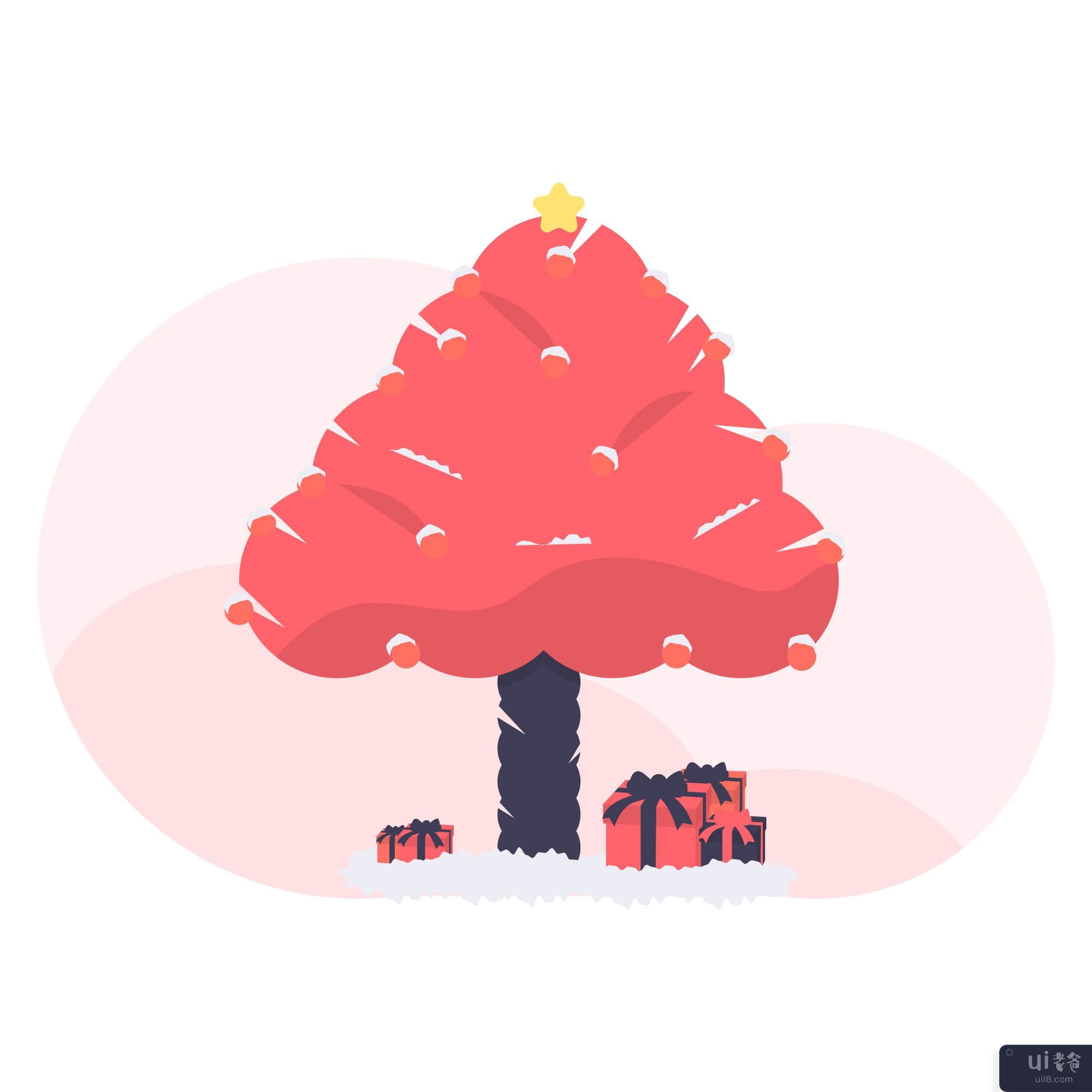 圣诞树图(Christmas tree illustration)插图2