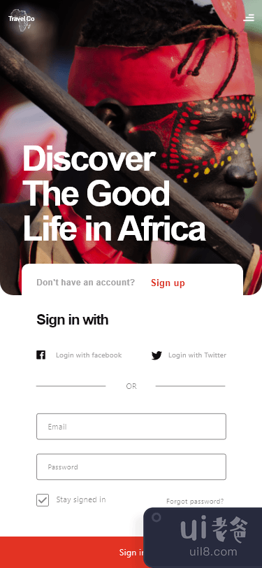 非洲旅游应用程序 UI 套件(Africa Travel Application UI Kit)插图13