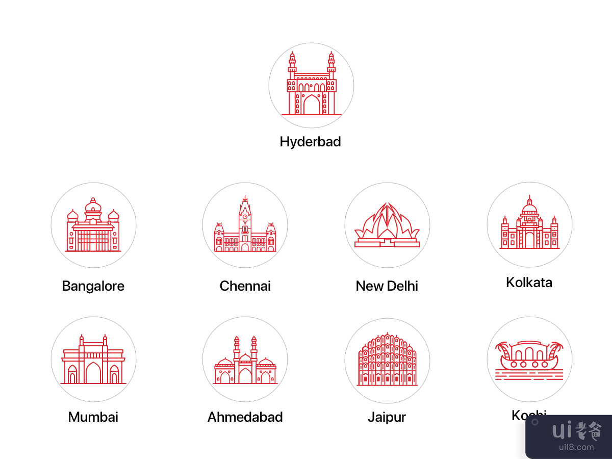 城市图标(Cities icons)插图2
