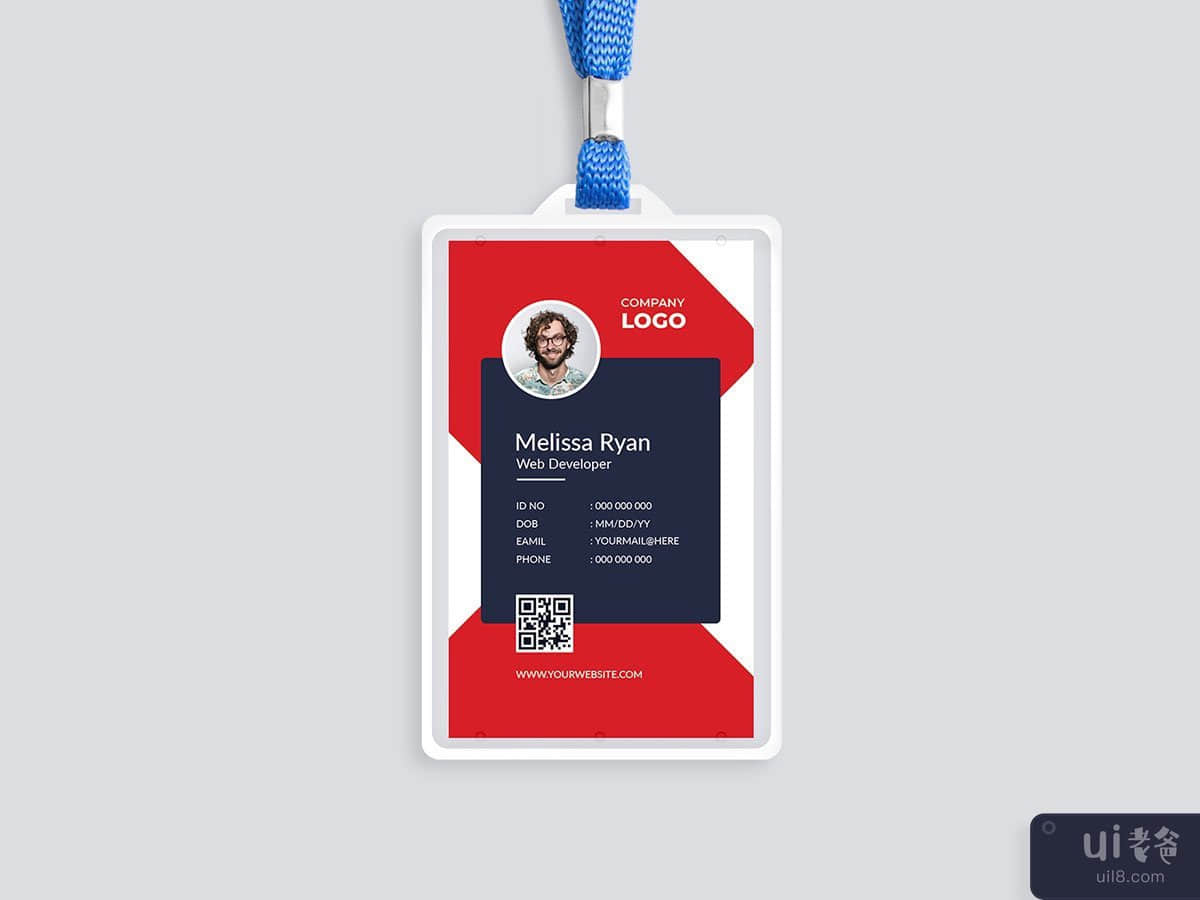 公司身份证模板(Corporate ID Card Templates)插图3