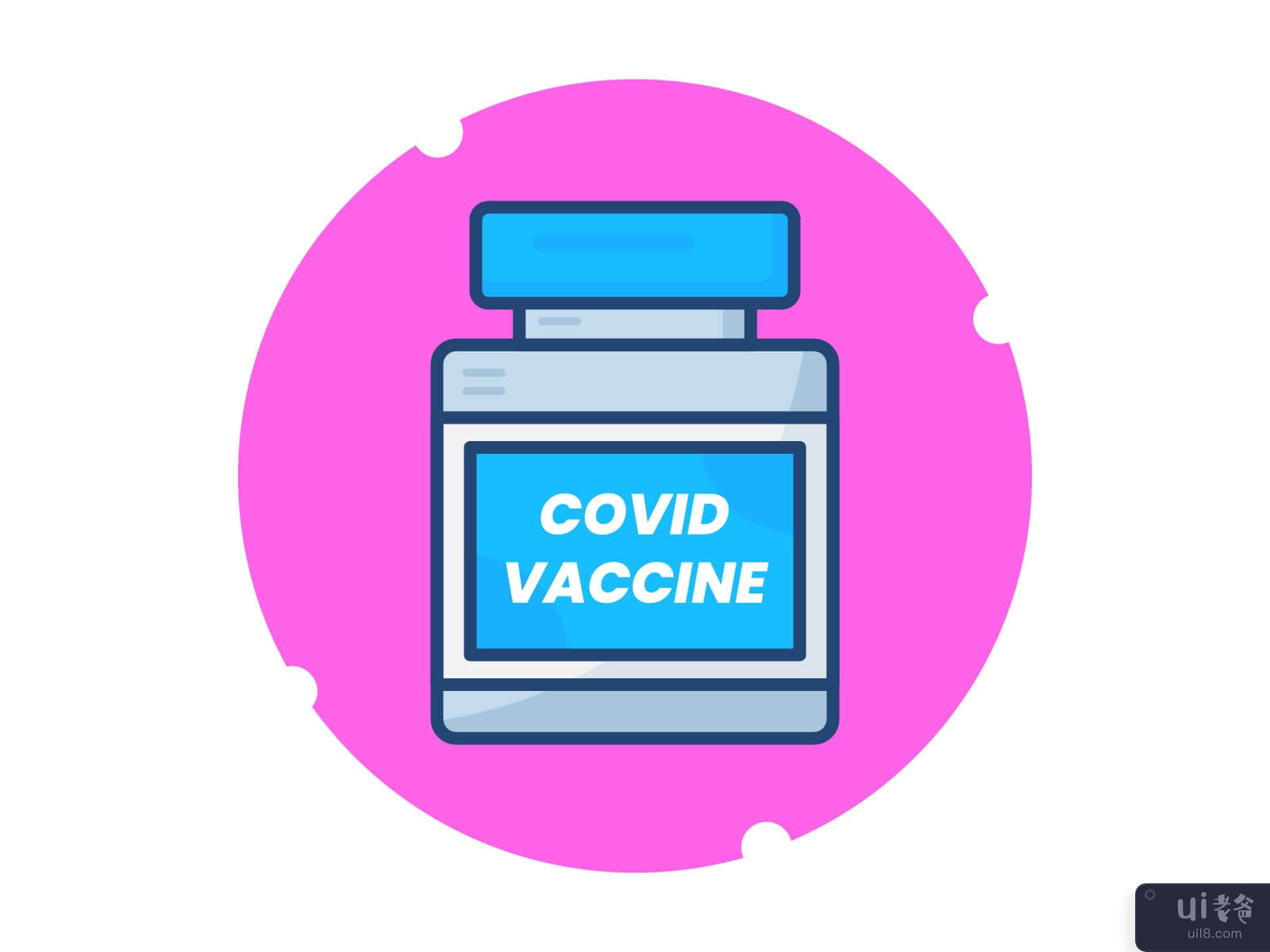 Covid Vaccine vector icon
