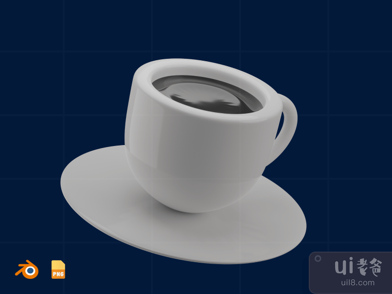 Coffee - 3D Graphic Design Illustration