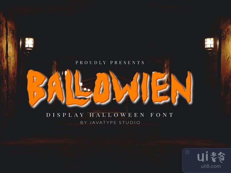 Ballowien - a Display Halloween Font