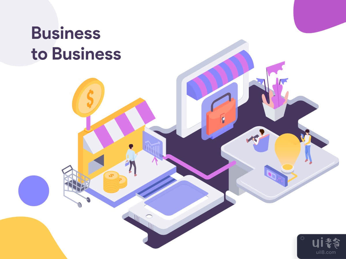 Business to Business Illustration