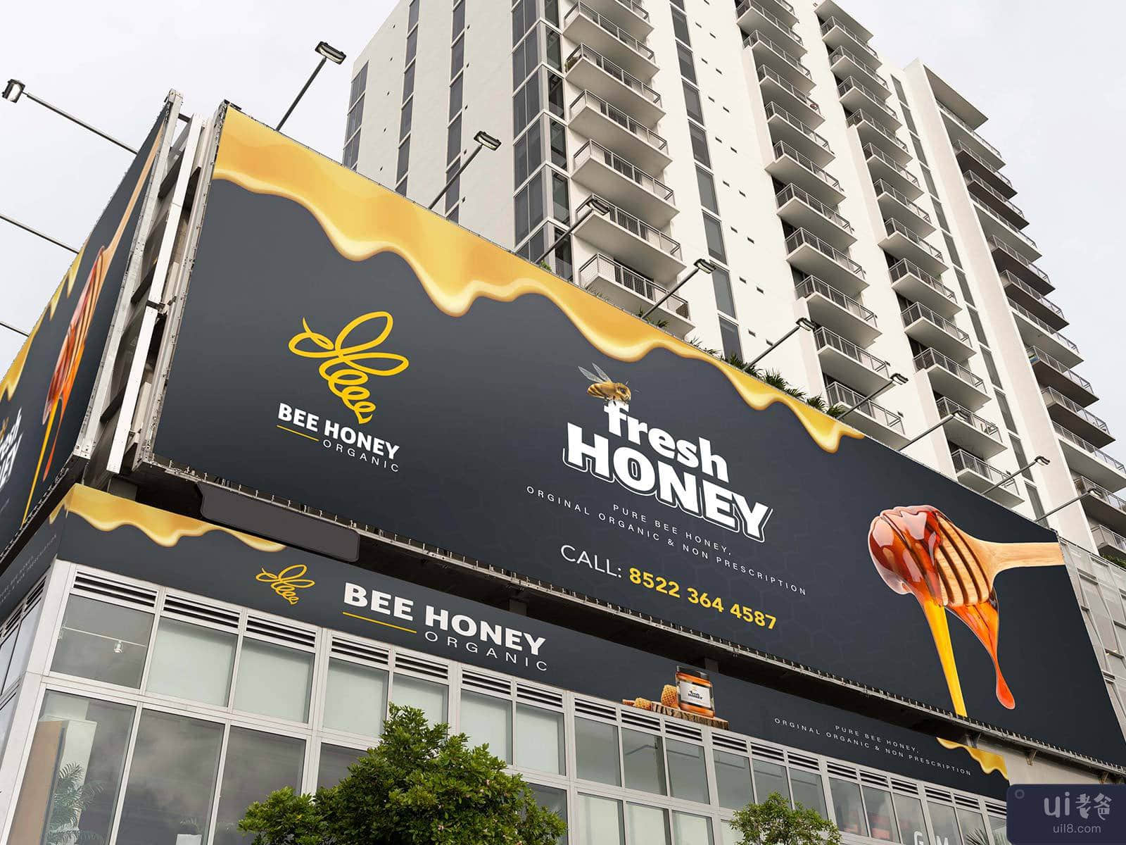 蜜蜂蜂蜜有机品牌宣传 ✨(Bee Honey🍯 Organic Branding Shot✨)插图7