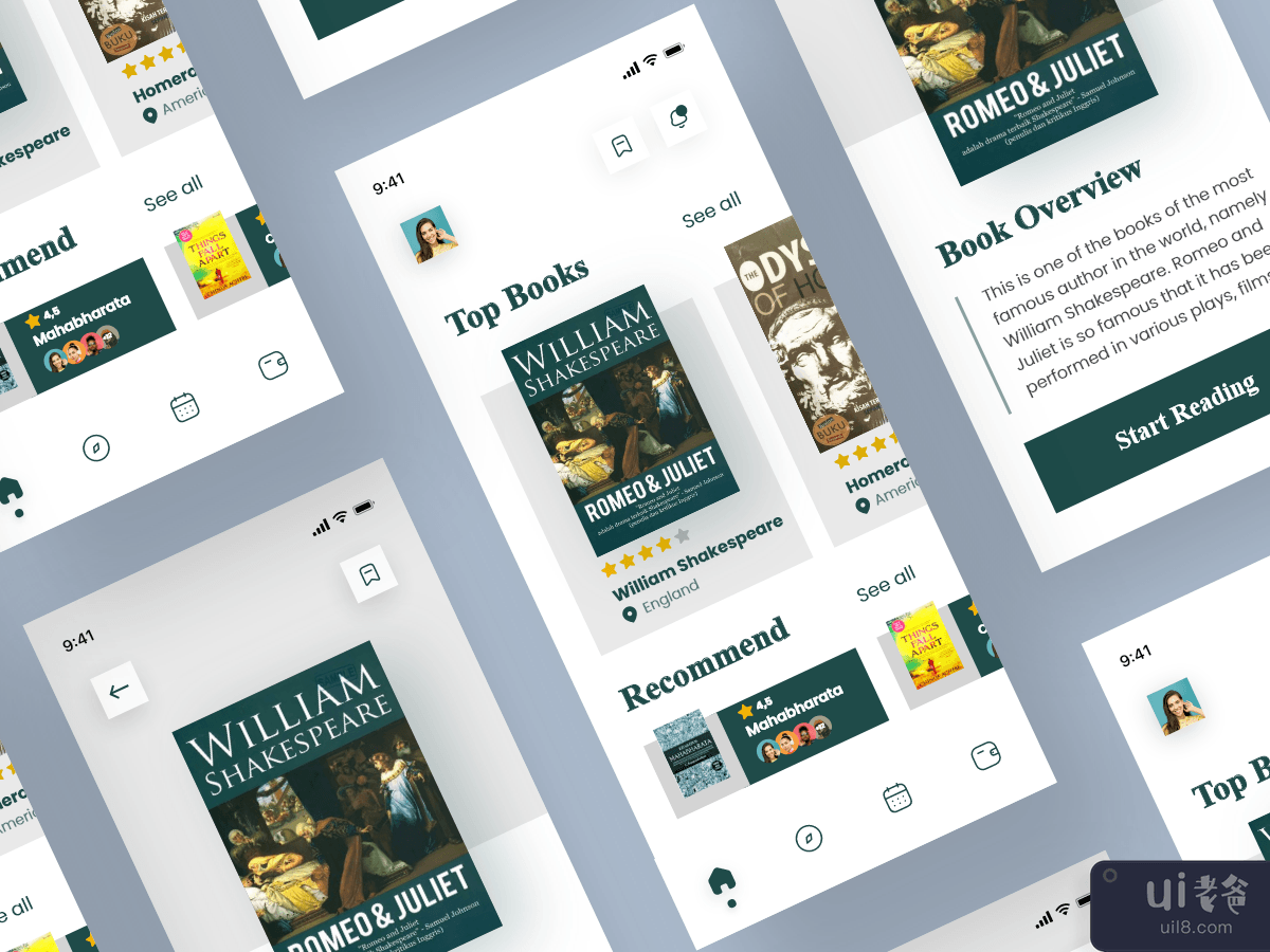Books App Design
