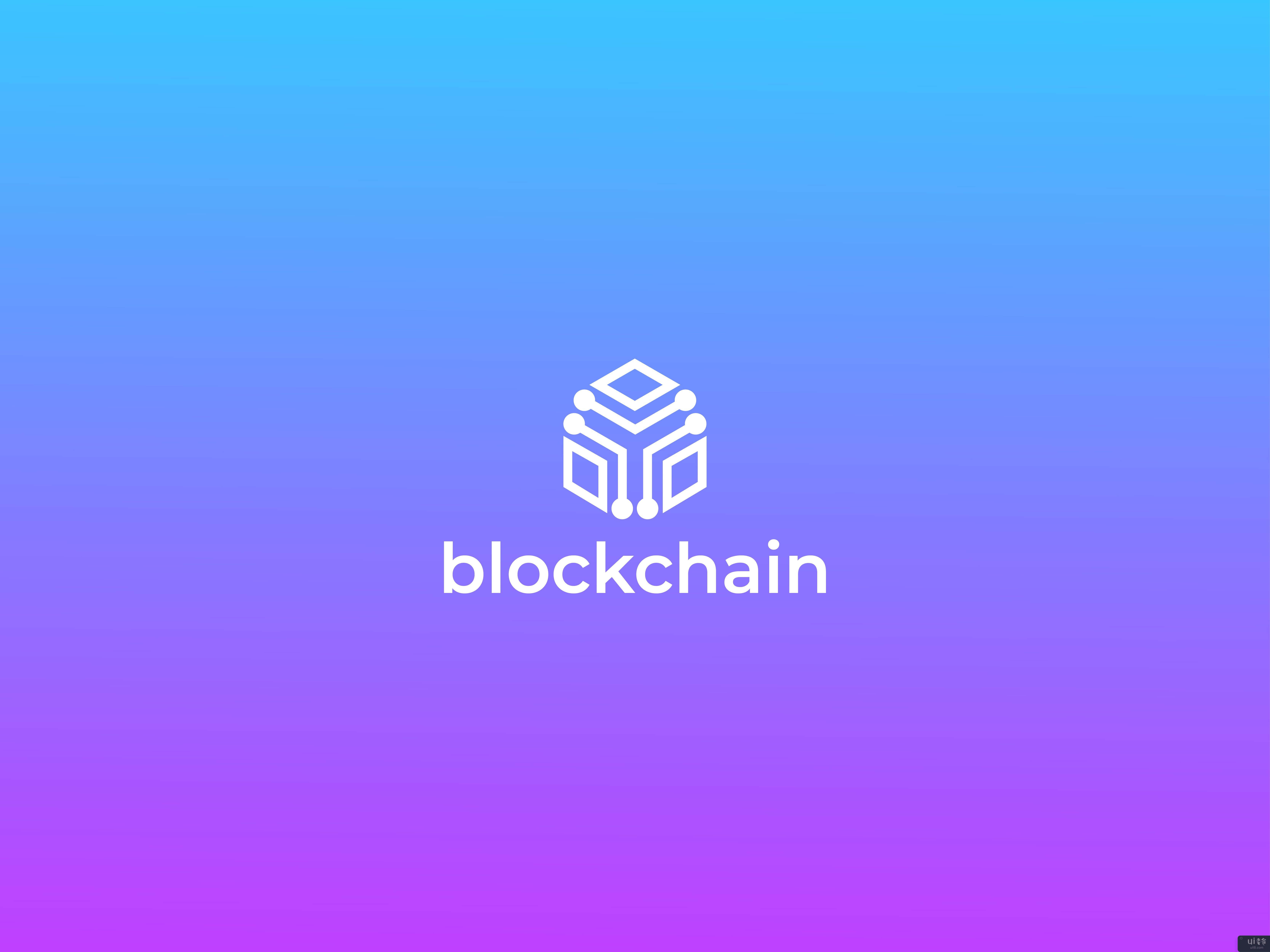 区块链现代标志设计模板(Blockchain Modern Logo Design Template)插图2