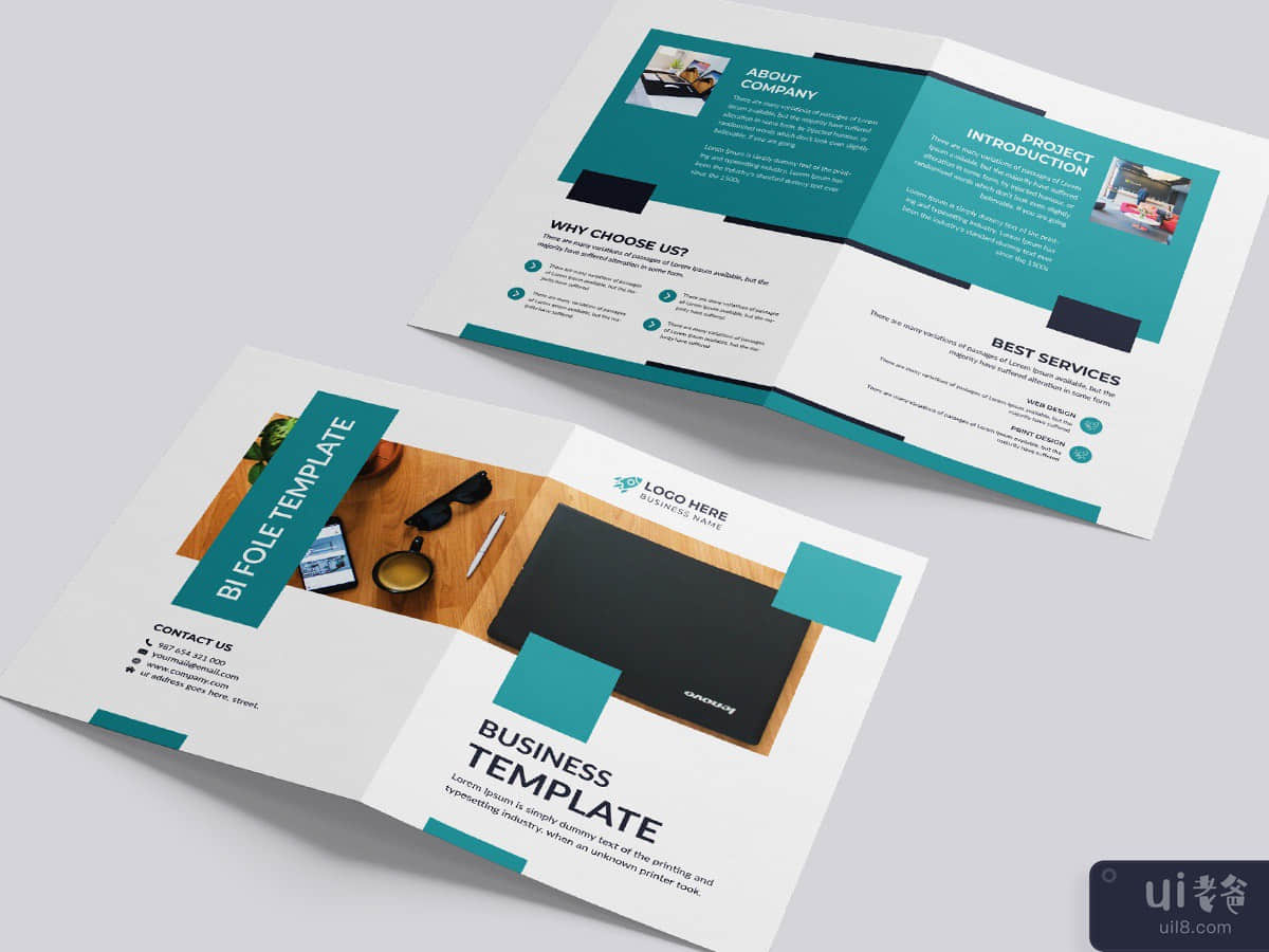 BI Fold Business Brochure 4