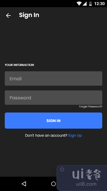 android 注册 登录 概念(android sign up sign in concept)插图3