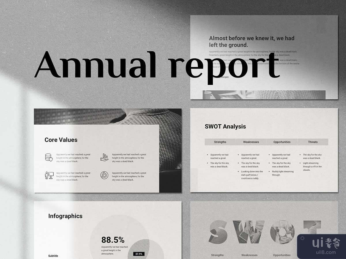 Annual Report - Smooth Animated PowerPoint Template
