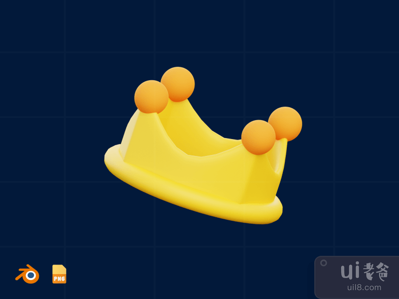 Crown - 3D Game Illustration Pack