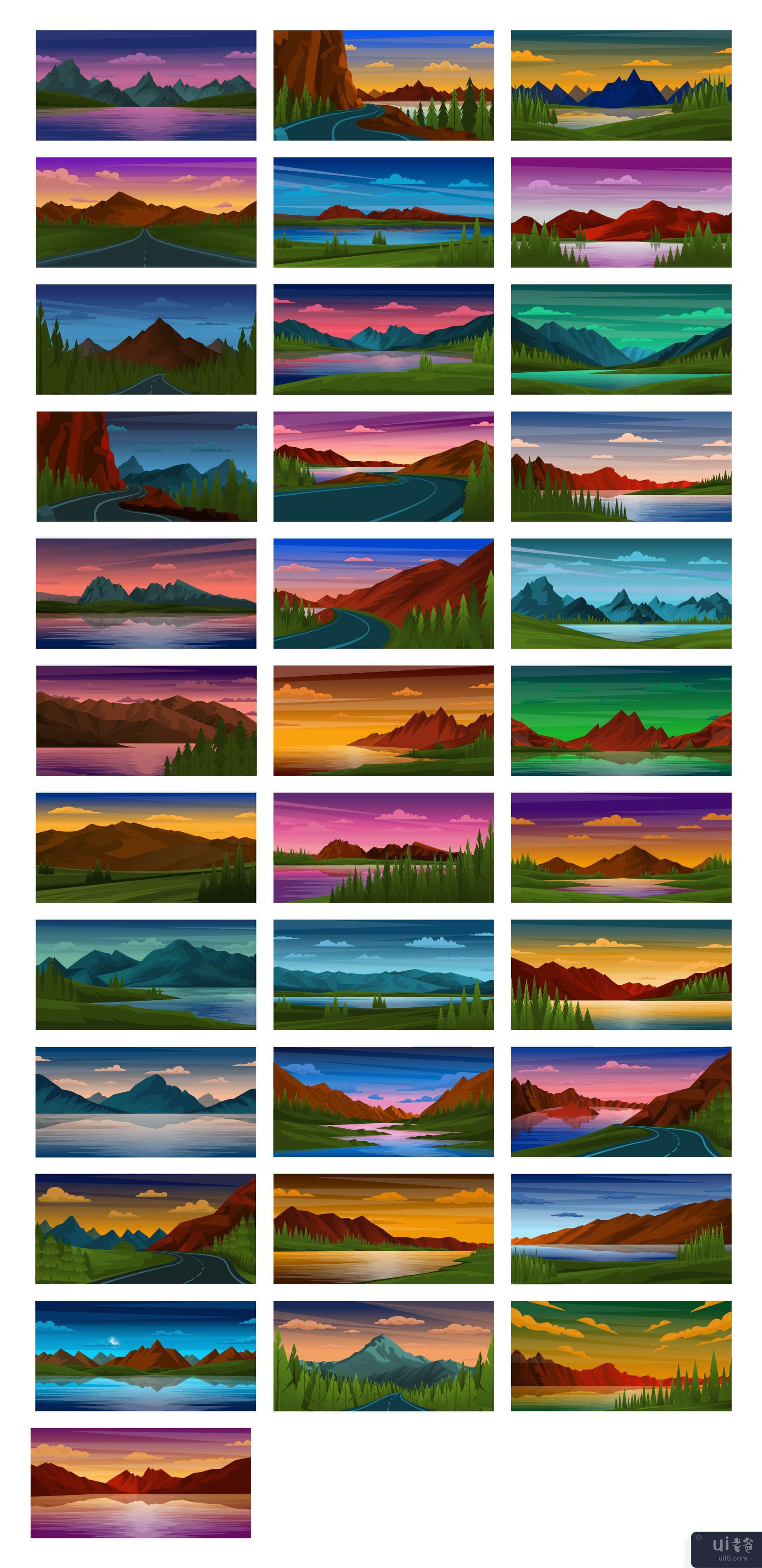 250个美丽的山背景(250 Beautiful Mountain Backgrounds)插图7