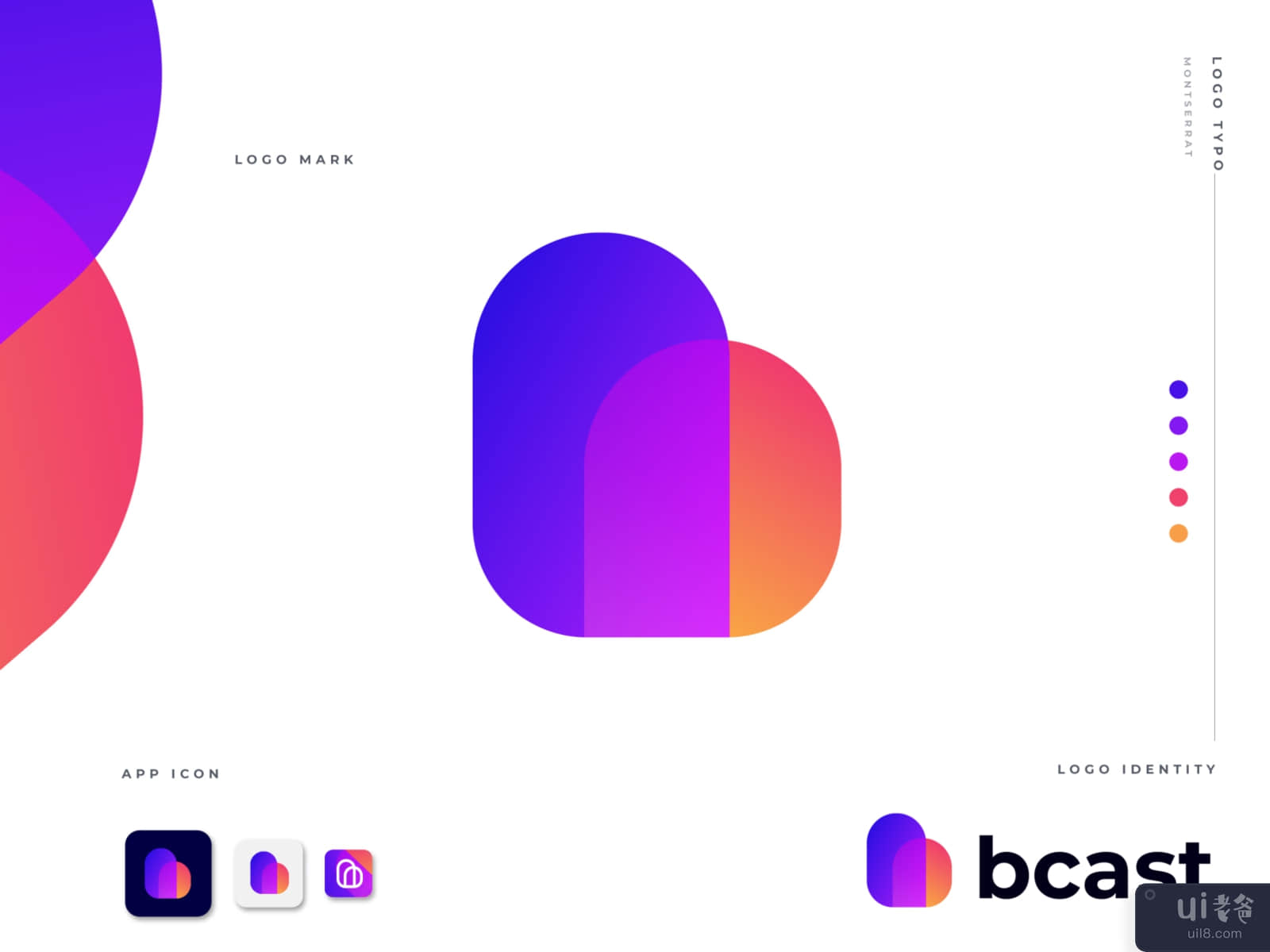 B letter logo design || modern colorful logo design