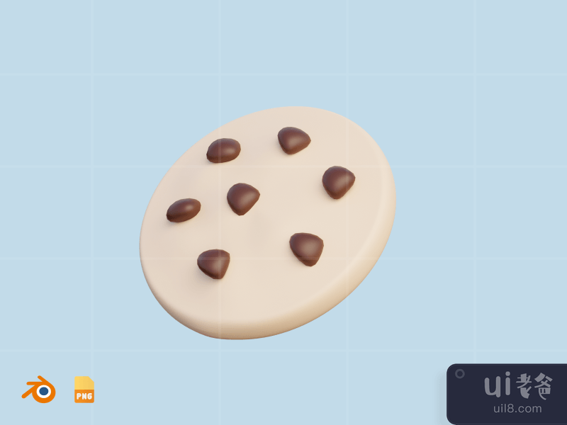 Cookies - 3D Winter Illustration