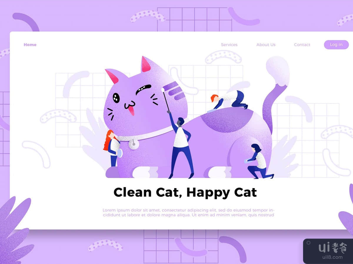Cat - Banner & Landing Page