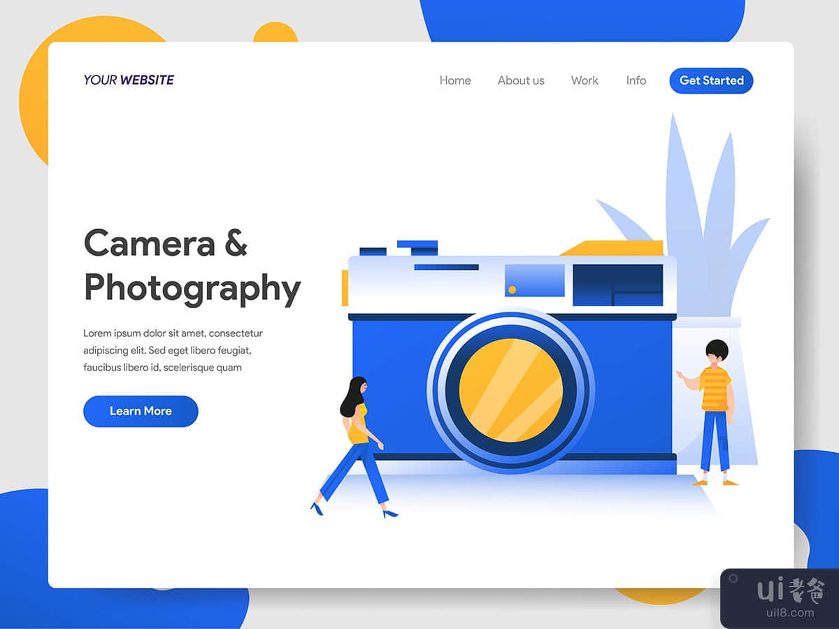 Camera and Photography Illustration