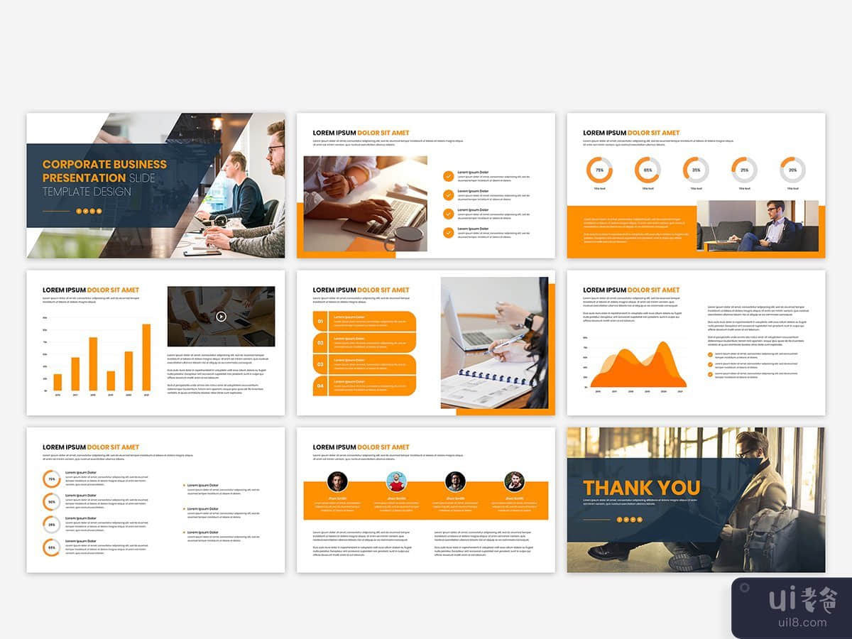 Corporate startup and business overview presentation slide template