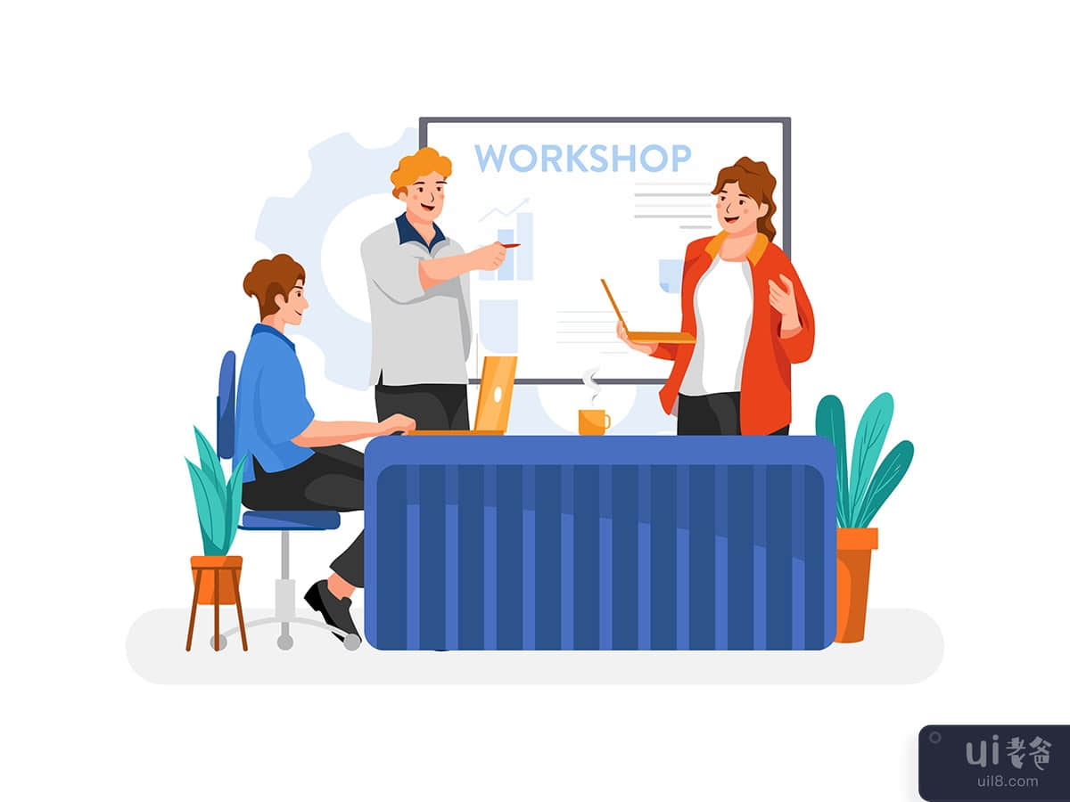 Business Workshop Vector Illustration concept
