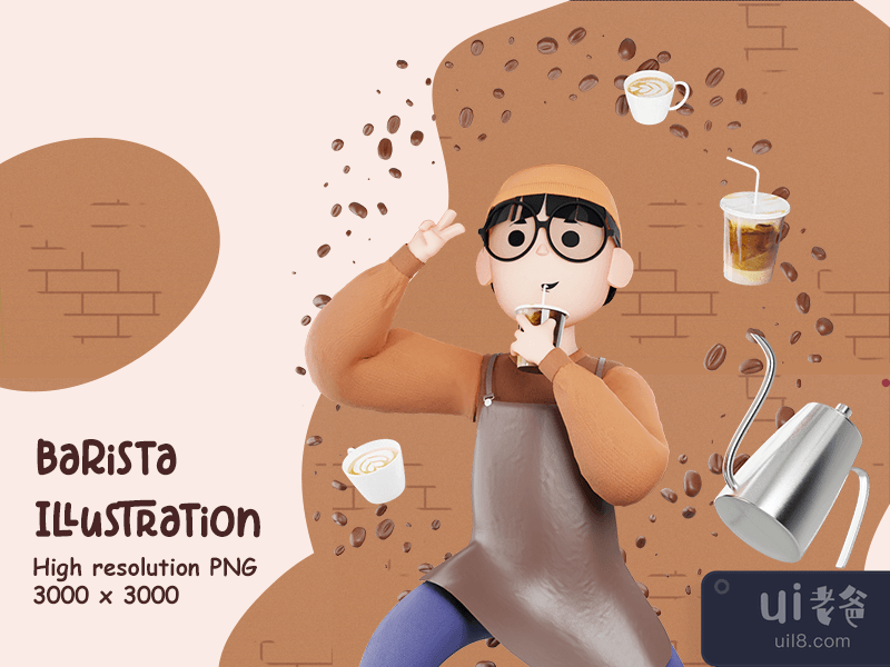 barista illustration