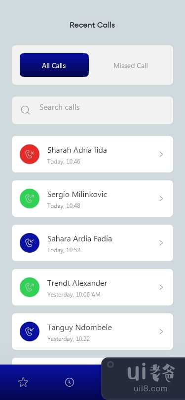 联系移动应用程序 UI 套件(Contact Mobile App UI Kit)插图2