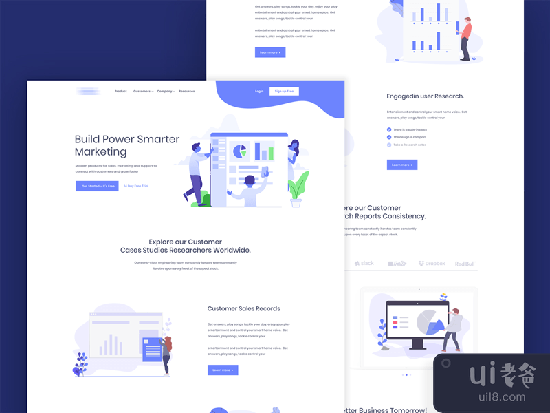 Agency Landing Page Redesign