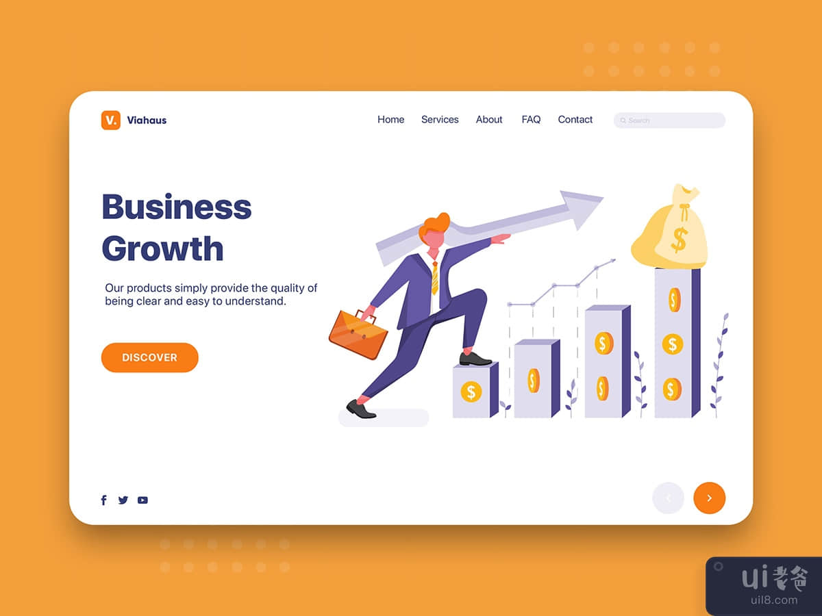 Business Growth - Corporate Web Header