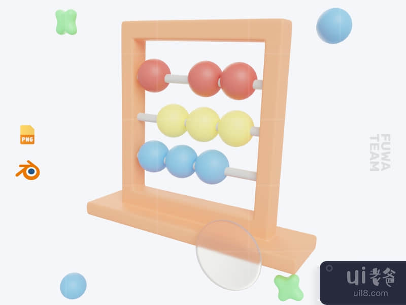 Abacus - 3D School Icon Pack