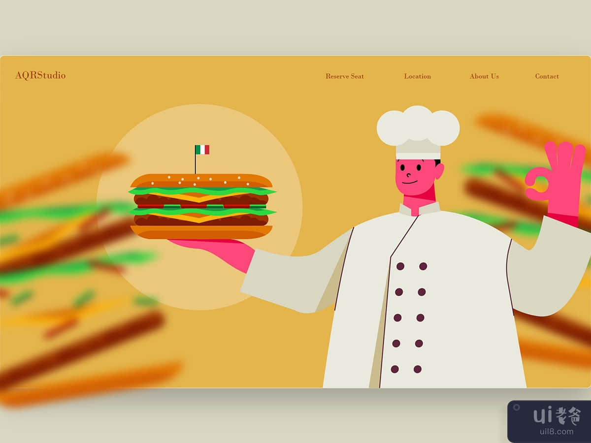 Chef - Banner & Landing Page