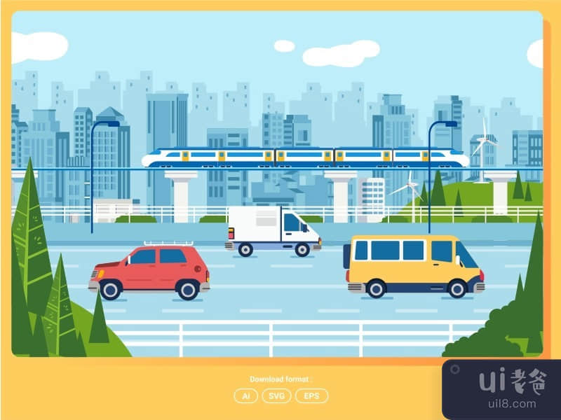 City Landscape mobility transportation