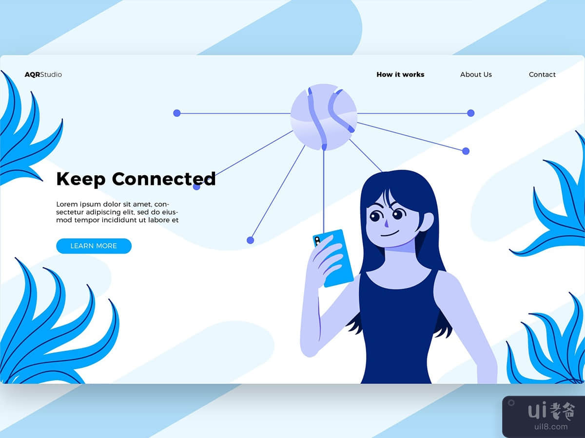 Connected - Banner & Landing Page