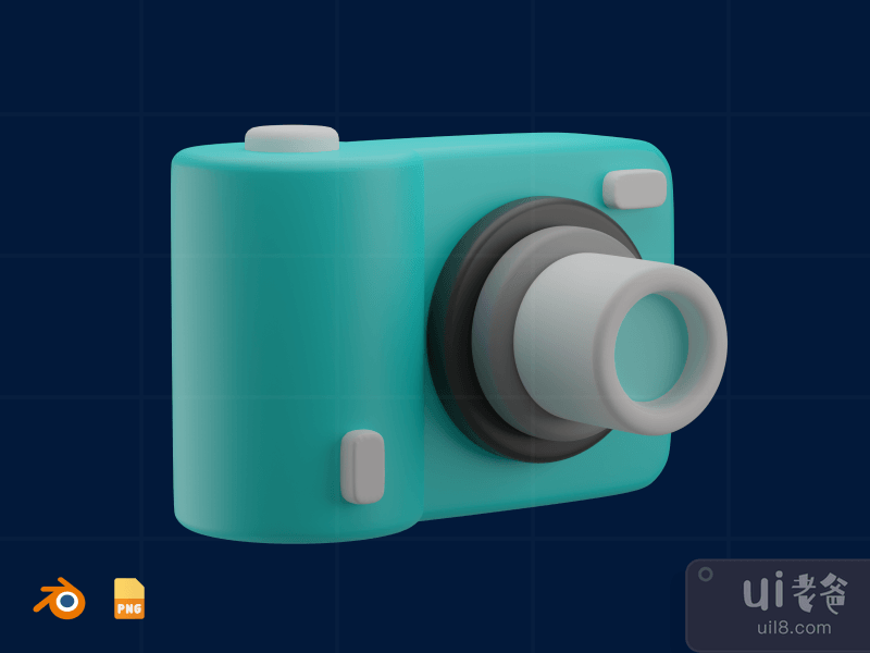 Camera - 3D Graphic Design Illustration