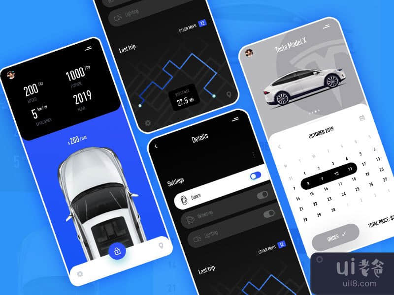 Car Rental App Ui Concept