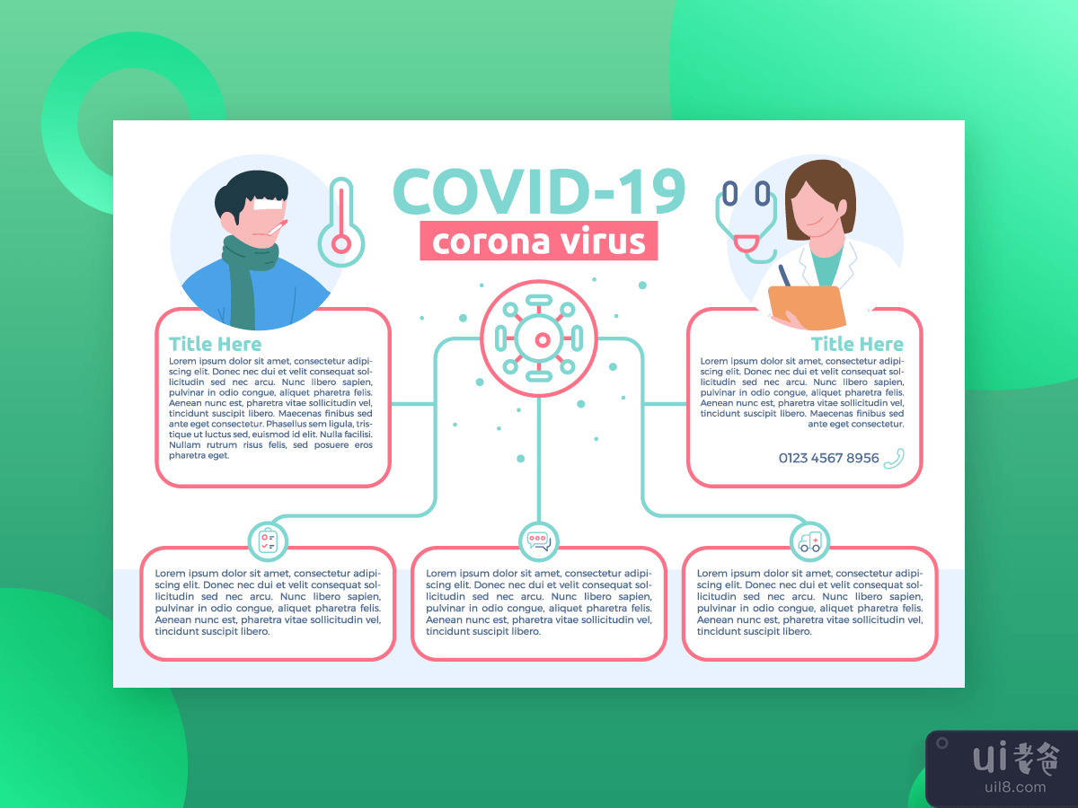 Covid-19 Pandemic Infographic Template