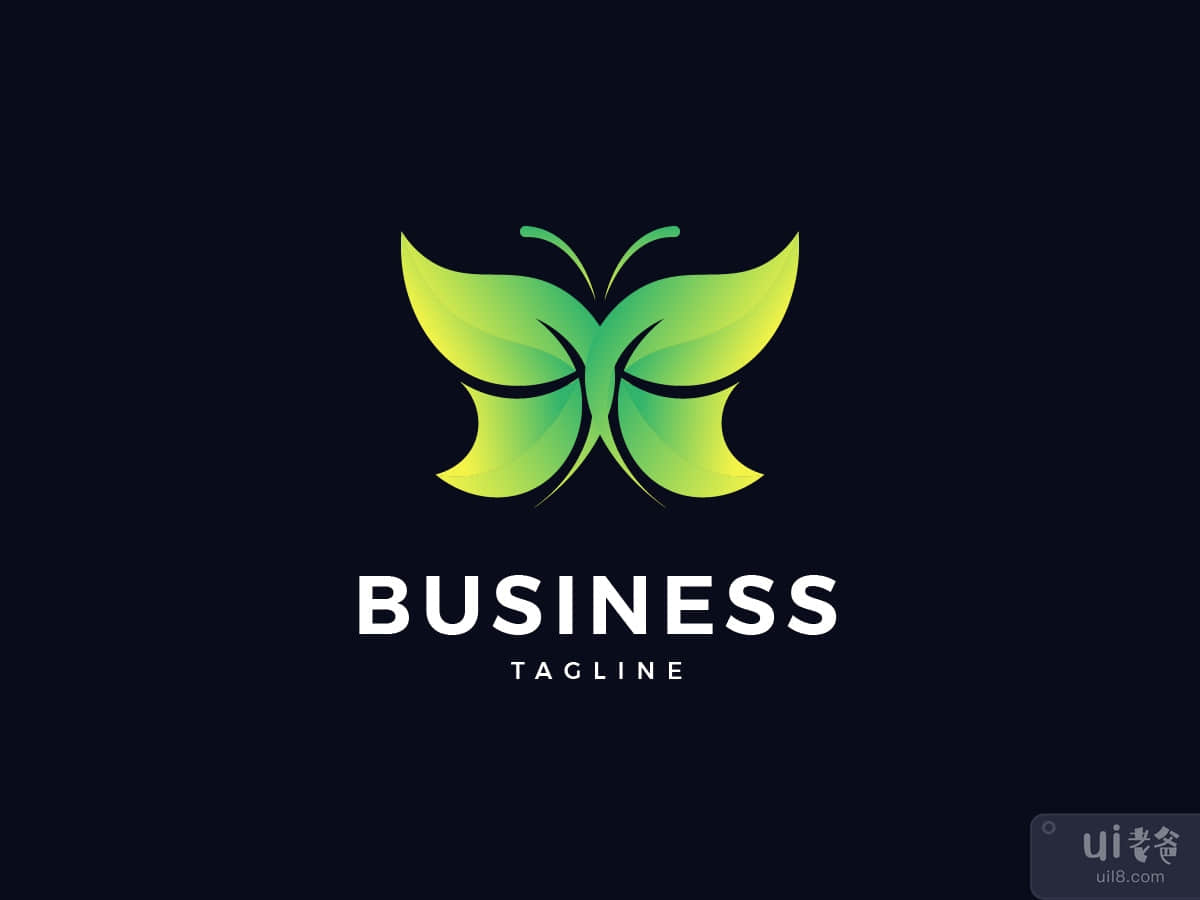Butterfly Leaf Logo Tamplate