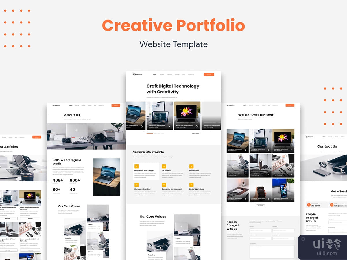 Creative Portfolio Website Template