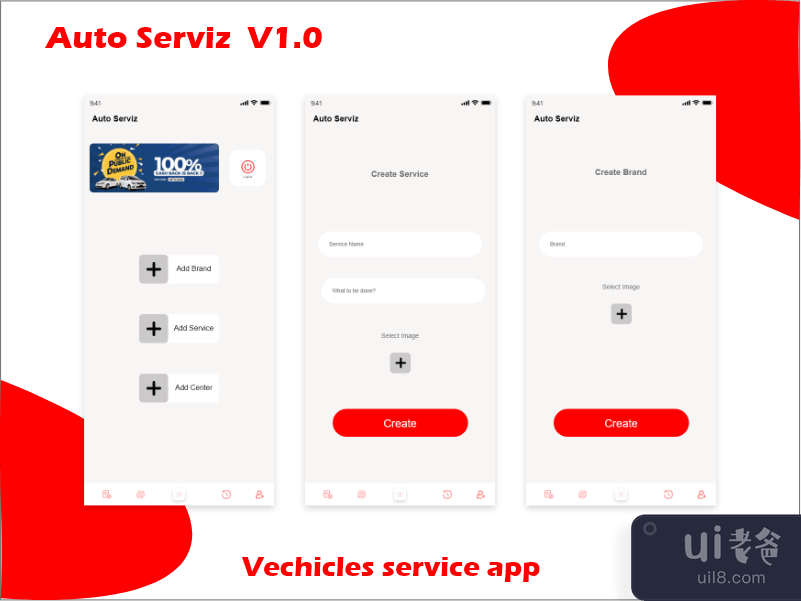 Auto Sparz - 车辆服务和联合服务中心 V1.0(Auto Sparz - Vechicle service and combine service centers V1.0)插图2
